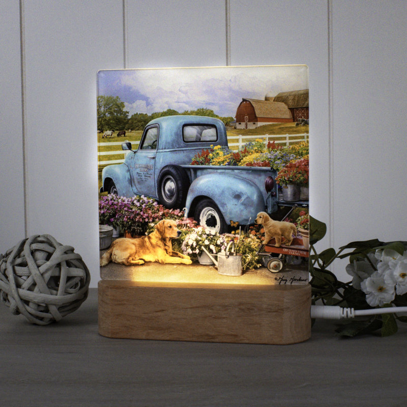 Veilleuse à fleurs