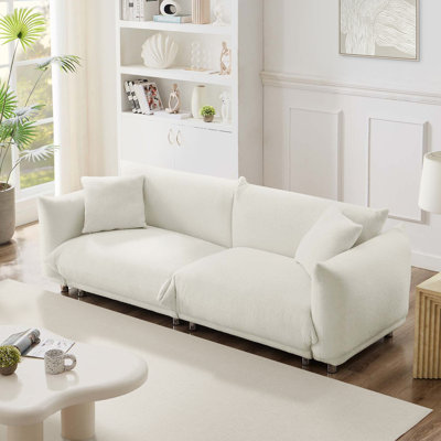 87'' Velvet Modern Style Sofa