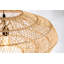 Grand luminaire suspendu en rotin naturel moderne