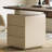 Brown + Beige  Rectangular Manufactured Wood  desk-341221169