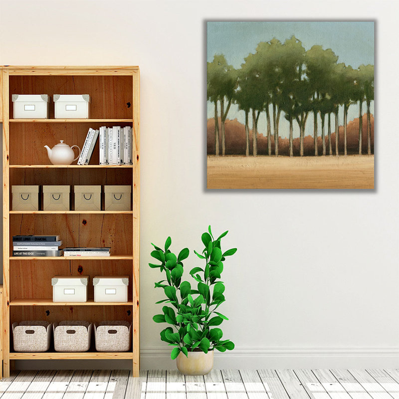 «Stand of Trees II», reproduction d'art sur toile, H 12 po x l 12 po