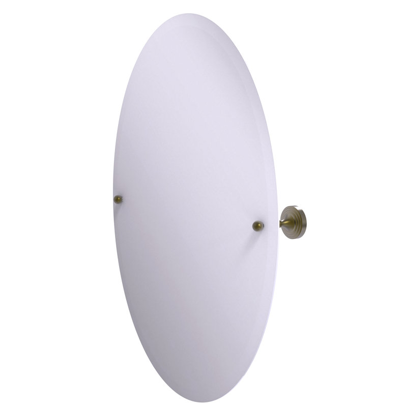 Godin Wall Mirror, Antique Brass