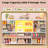 Dresser For Bedroom With Power Outlets And Led Lights, Fabric Drawers TV Stand Dressers With 2 Tire Shelves-834177324