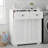 Dual Laundry Hamper Cabinet ,Wood Bathroom Laundry Hamper With Tilt-Out Design