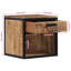 Renn 40cm W Iron Bedside Table