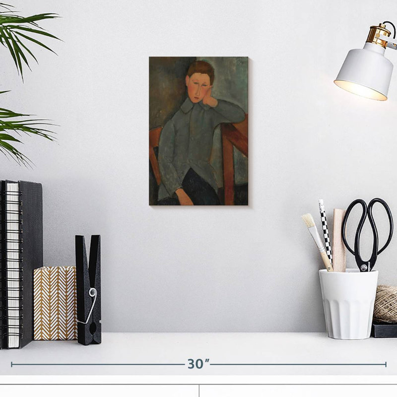 Leisha The Boy, 12" H x 8" W
