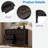 Dresser Cabinet With 6 Drawers And Gold Handles-1553856009