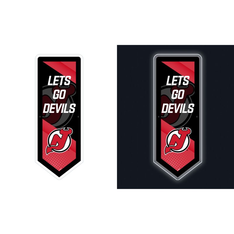 Enseigne murale NHL Team Pennant, Devils du New Jersey