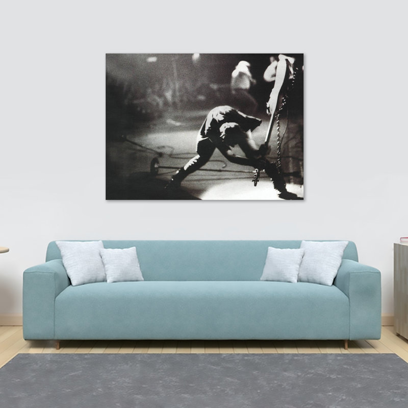 The Clash London Calling - Wrapped Canvas Print, 61cm H x 81.3cm W x 3.8cm D