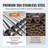 22.04'' Round Stainless Steel Fire Pit Accessory