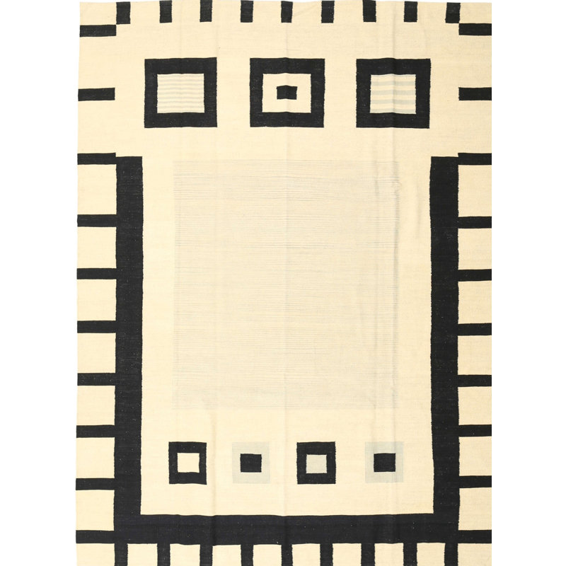 Surface beige contemporaine tapis, Rectangle 7 pi x 9 pi