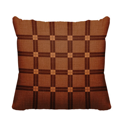 Plaid Indoor/Outdoor Throw Pillow