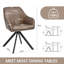 Upholstered Metal Upholstered Back Armchair-1148483767-1157702063
