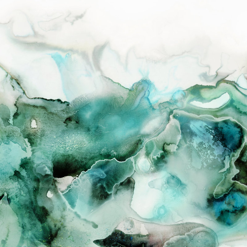 " Mint Bubbles I " by PI Studio