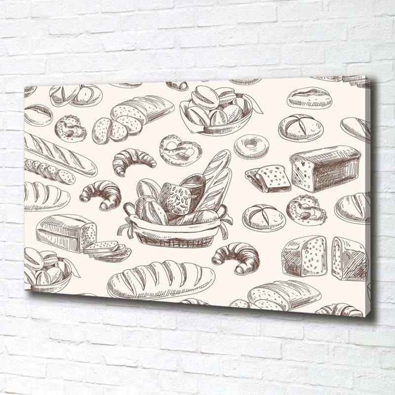 Bread - Wrapped Canvas Print