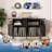 Turntable Stand with Cabinets-61306266