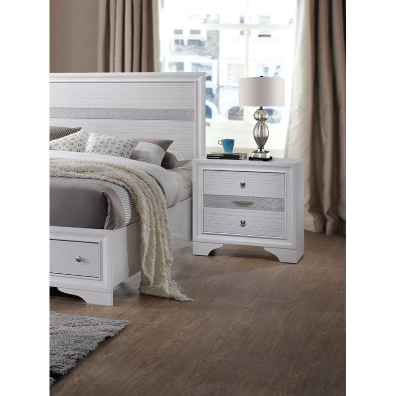 Tarawa 26'' W Nightstand, White