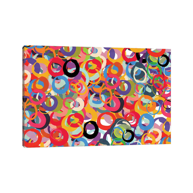 Infinite Circles Of Love par - Toile tendue, H 40 po x l 60 po x P 1,5 po