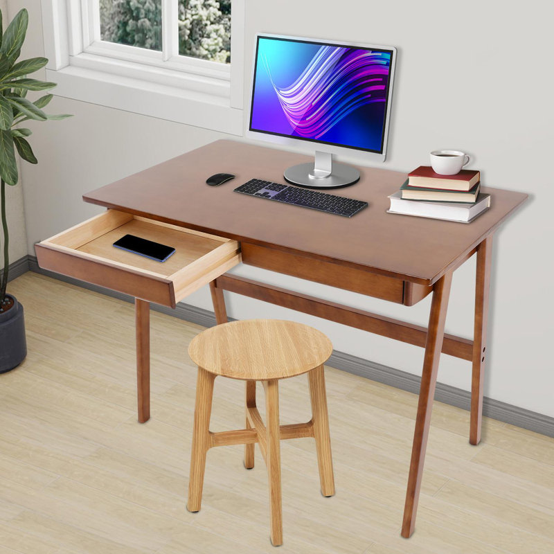 Bureau d'ordinateur avec tiroirs