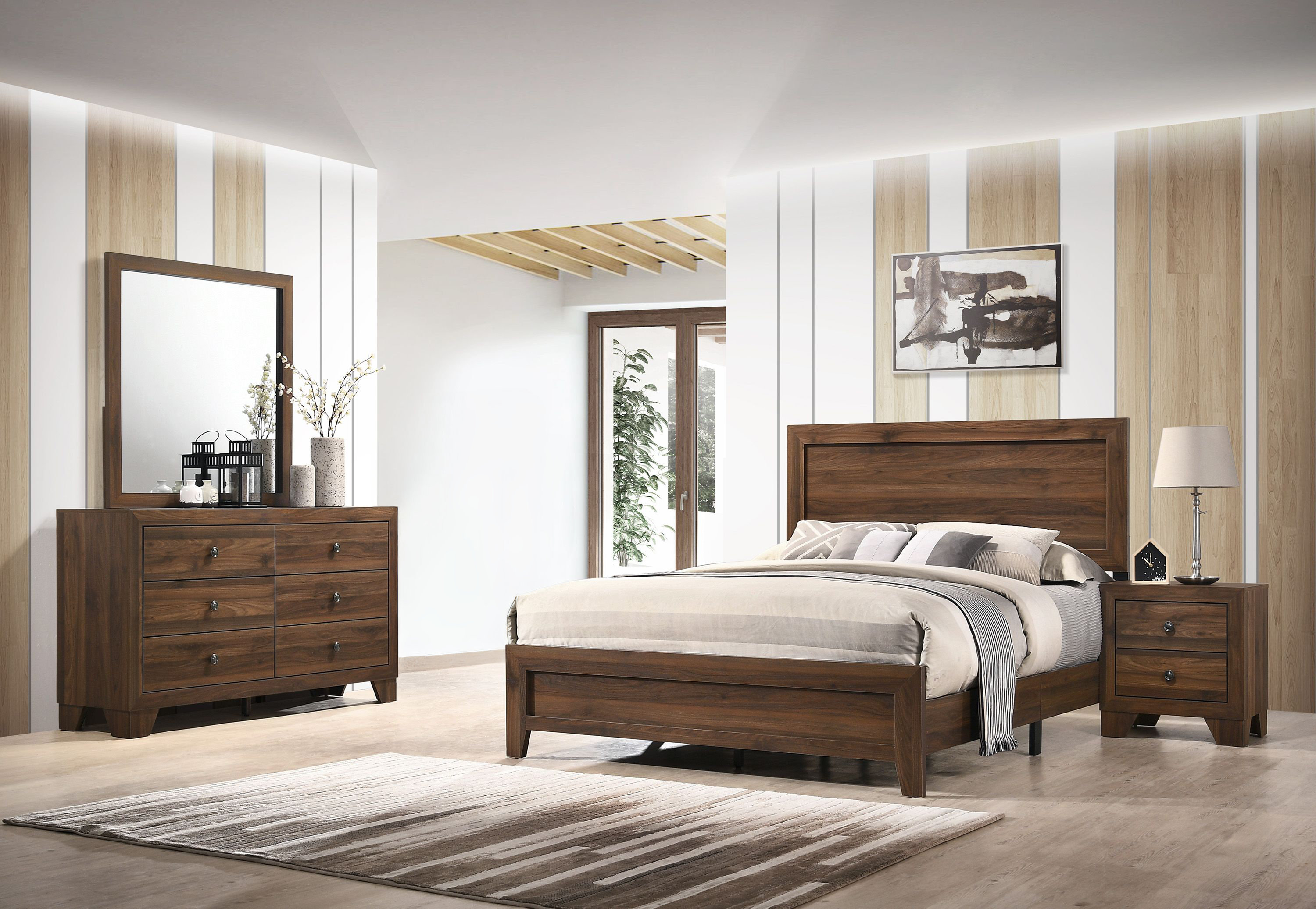Millwood Pines 4-1_Laure Panel Bedroom Set | Wayfair