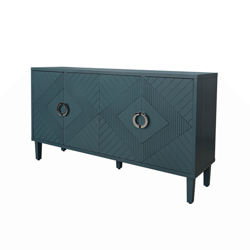 Buffet décoratif Lucious, Vert olive
