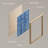 " Navy Blue Geometric Pattern " 4 Piece Art Print-97782530-97782533