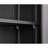 Adjustable Shelf Folding Storage With Locking Doors, Black Steel Cabinet For Home Office, Garage, Solid Tube Shaft Metal Filing Shelf, Black, Easy To Assemble, Spring Loaded Door And-45178567