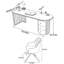 Bureau de luxe de style moderne