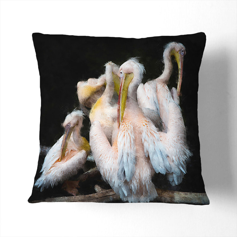 Square Cushion, 55cm H x 55cm W x 20cm D, Black