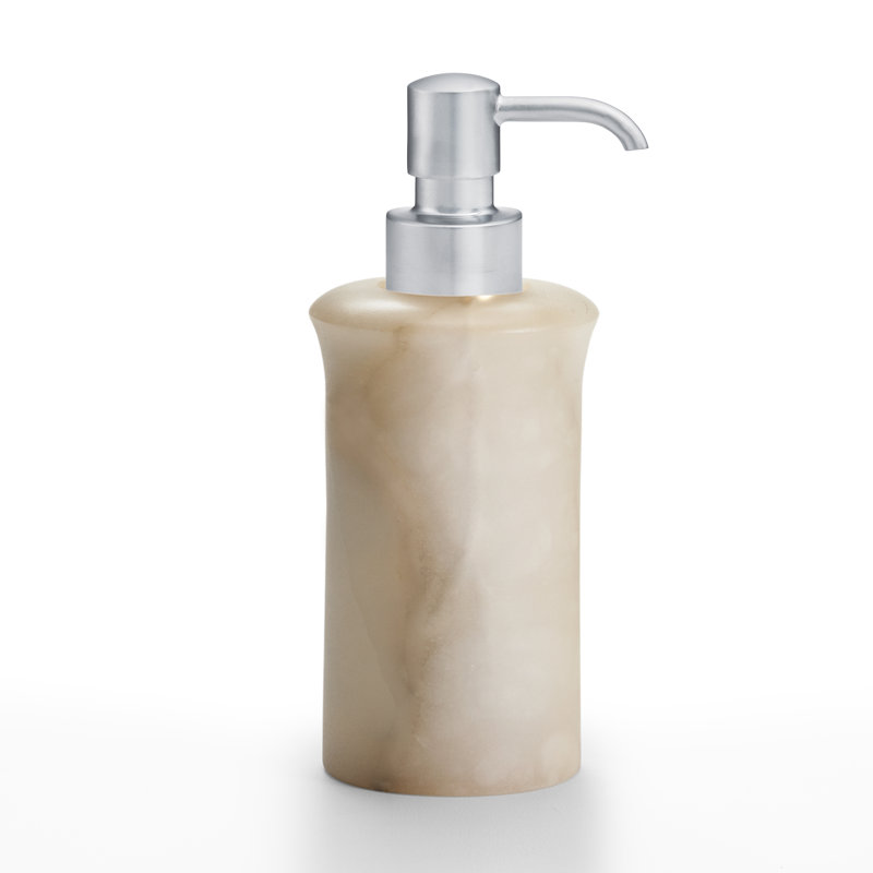 Alisa Soap Dispenser, Creamy/Satin Chrome