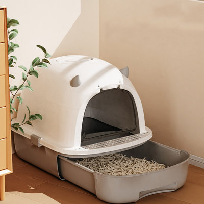 Chudleigh Plastic Drawer Design Cat Litter Box with Door