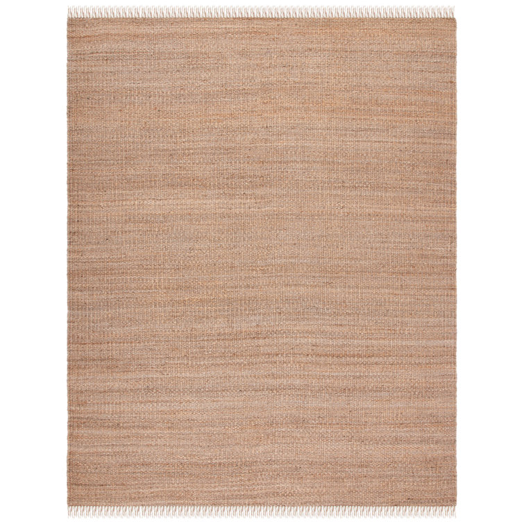 Elderton Natural Fiber Hand Woven Jute Solid Color Rug