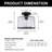 Lonnetta Glass Semi Flush Mount Ceiling Light-128004514
