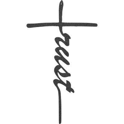 Trust Cross Wall Décor
