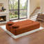 Canapé-lit modulaire convertible 2-en-1 avec matelas en mousse viscoélastique - aucun assemblage requis, canapé-lit peu encombrant pour salon, chambre à coucher, studio-823472943