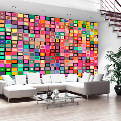 Geometric Wall Mural