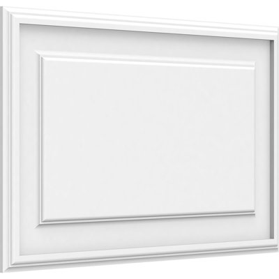 Panneau mural surélevé en PVC blanc Legacy