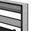 Lit escamotable avec tablettes, lit escamotable en métal au design pliable et peu encombrant