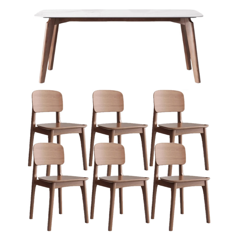 Ensemble de table de salle à manger Modern, H 28,74 po x L 59,05 po x l 35,43 po
