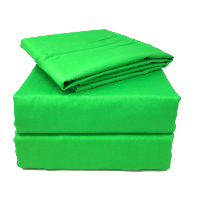 Modern & Contemporary Cotton Duvet Cover, Full, Green