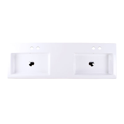 Aquaquattro 55.5'' L Bathroom Sink