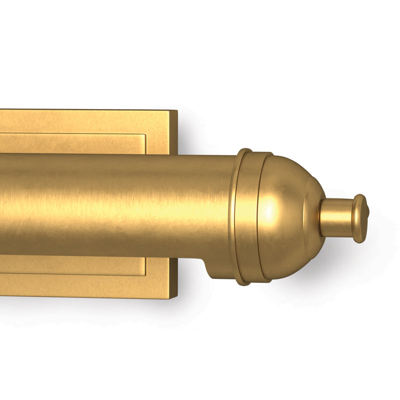 Devon Picture Light Small, Natural Brass