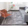 Feather Shag Solid Colour Synthetic Area Rug