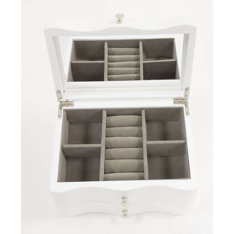 Wood Jewelery Box + Drawers