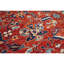 High-Quality Hand-Knotted Red And Navy Area Rug