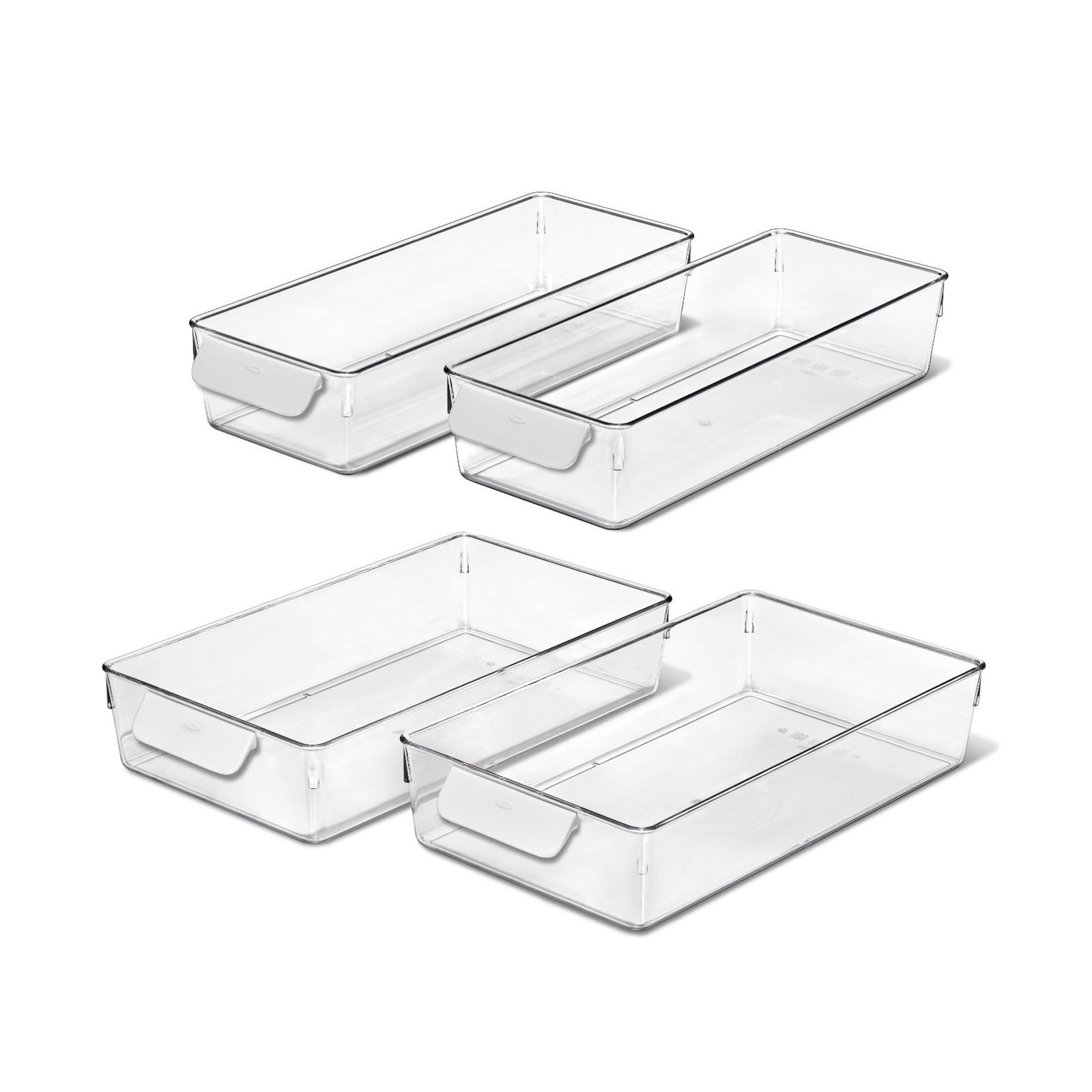 OXO Good Grips 4-Piece Fridge Storage Bin Starter Set - Thumbnail 2