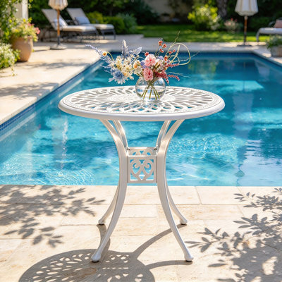 Round Outdoor Bistro Table , 30.3 " W 30.3 " D