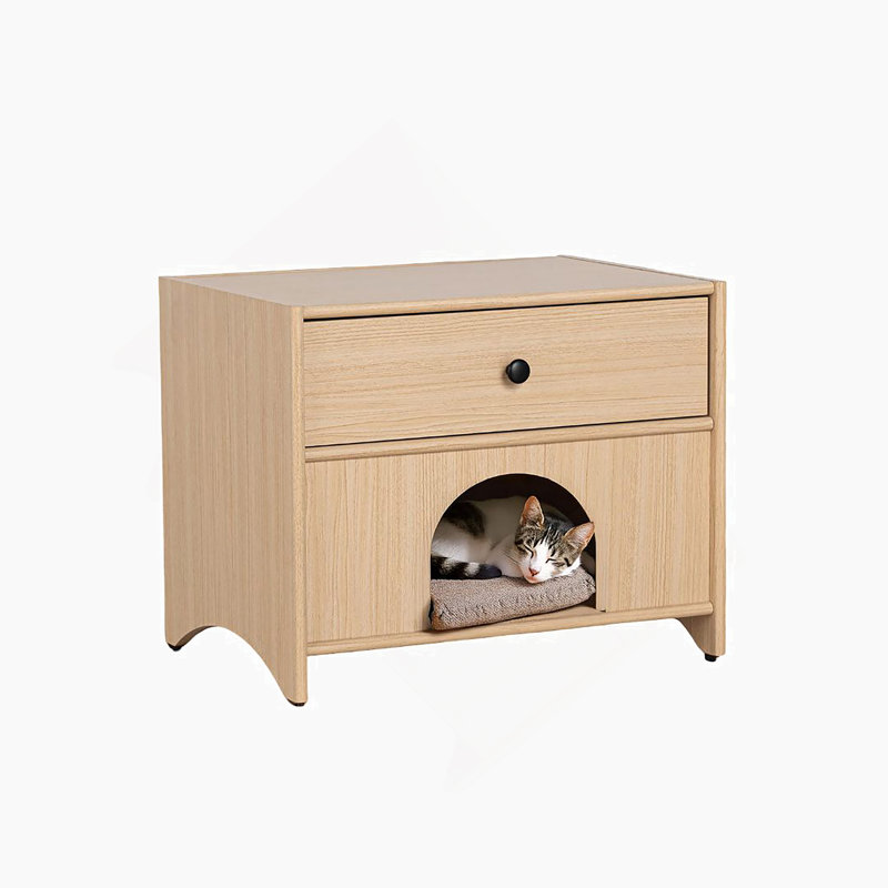 Table d'appoint 1 tiroir Mid-Century