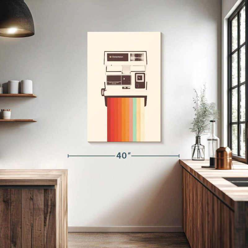 Senne Instant Camera Rainbow, 39" H x 26" W