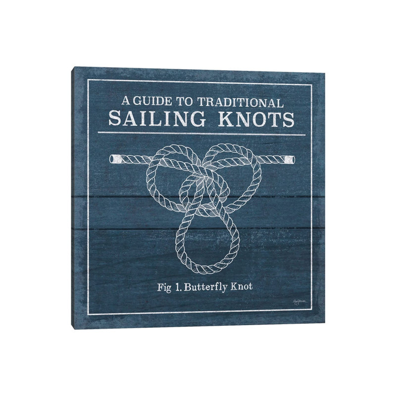 Vintage Sailing Knots II by Mary Urban - Wrapped Canvas Print, 45.72 cm H x 45.72 cm W x 1.91 cm D